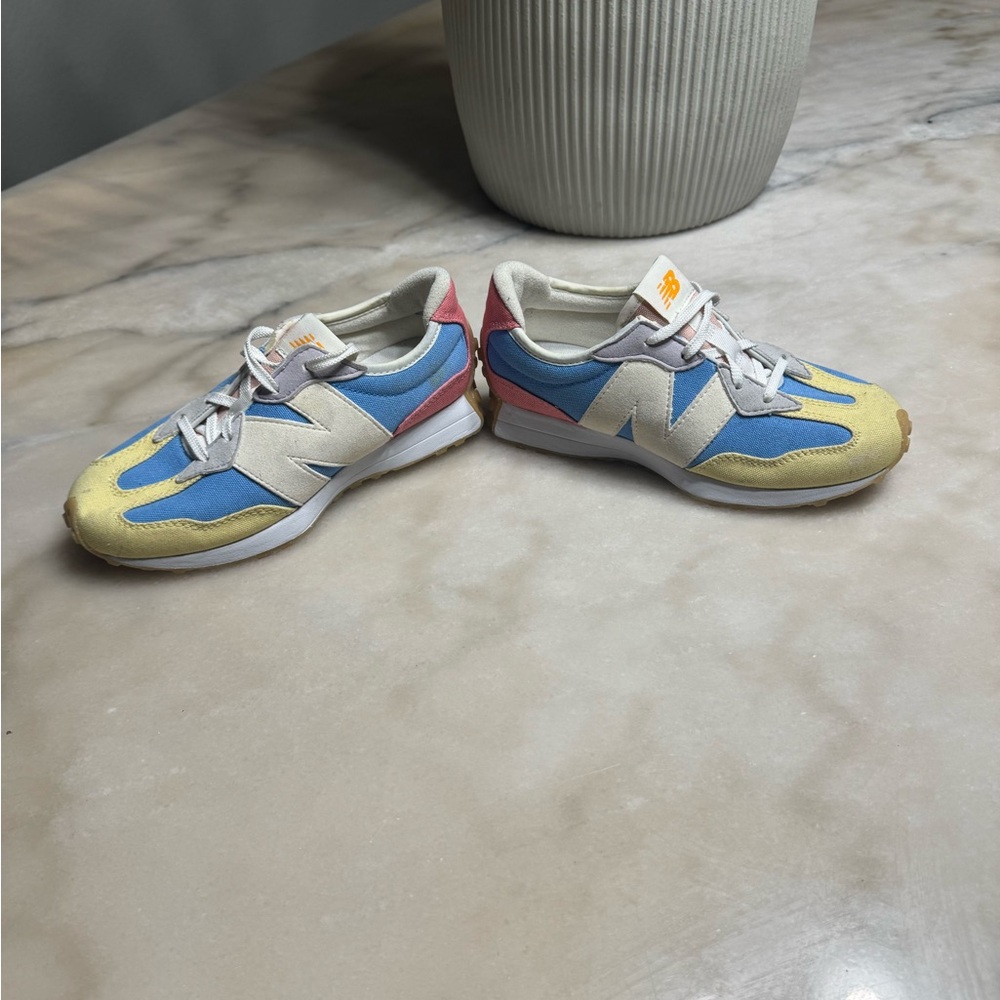 New Balance Blue and Yellow Sneakers